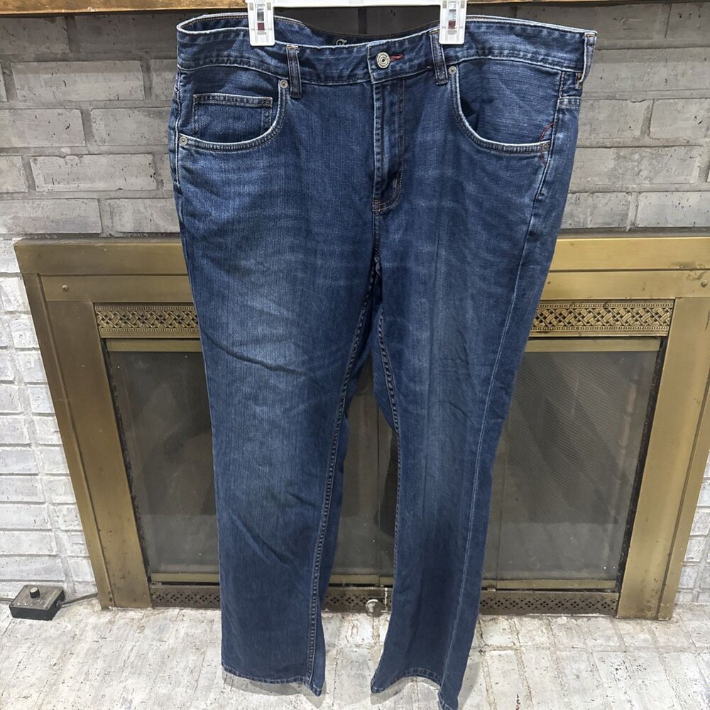 Tommy Bahama Mens Blue 5 Pockets Denim Straight Leg Jeans Size 38x32